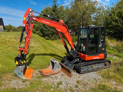 Kubota KX060-5 Mini pelle 2023 — 35 kW, chenilles 40 cm, occasion